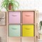 Sorbus 11 Inch 4 Pack Foldable Fabric Storage Cube Bins with Handles - for Organizing Pantry, Closet, Nursery, Playroom, and More